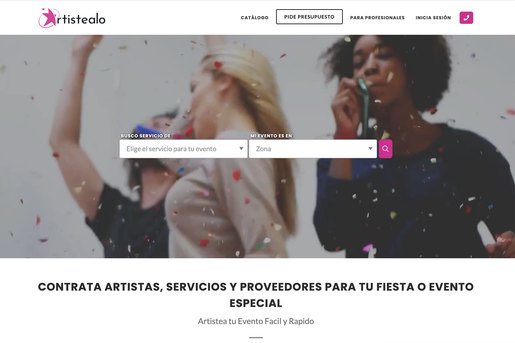 web-project-to-hire-artists-54 | Diseño Web y Desarrollo por Teo Salas